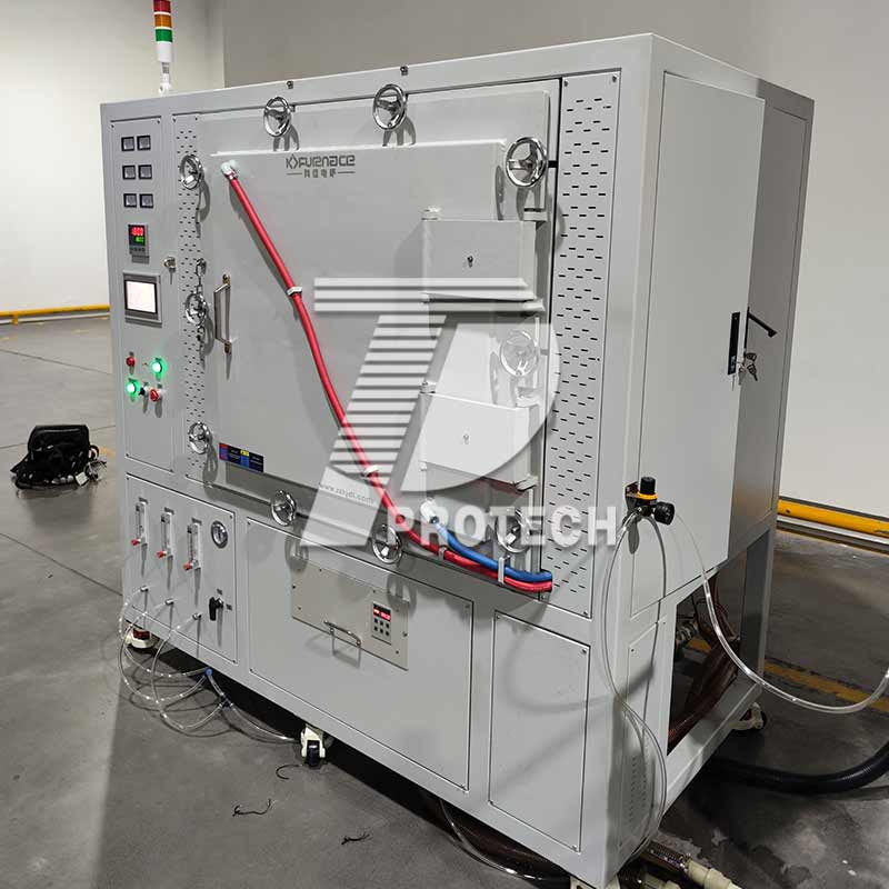 graphite heated box atmosphere furnace